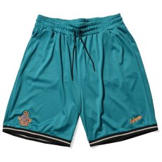 画像1: Script Logo Mesh Shorts Green メッシュ ショーツ (1)