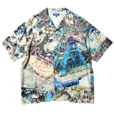 画像1: Old New York 90s S/S Shirt Wonder Wheel 半袖 開襟 シャツ (1)