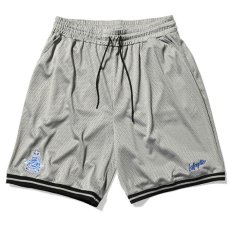 画像1: Script Logo Mesh Shorts Grey メッシュ ショーツ (1)