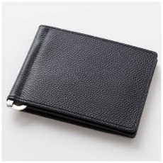 画像3: JW01 Leather Wallet Black 牛革 レザー カード  クリップ ウォレット マネークリップ 財布 (3)