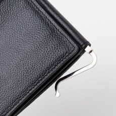 画像4: JW01 Leather Wallet Black 牛革 レザー カード  クリップ ウォレット マネークリップ 財布 (4)