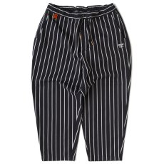 画像2: × Redkap OVERKAP Wide Chino Stripe Pants Black レッドキャップ ワイド チノ ストライプ パンツ (2)