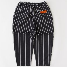 画像3: × Redkap OVERKAP Wide Chino Stripe Pants Black レッドキャップ ワイド チノ ストライプ パンツ (3)