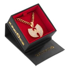 画像5: x WuTang Clan Logo Necklace ウータンクラン コラボ ロゴ チェーン ネックレス ゴールド (5)