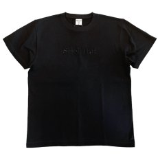 画像1: EMB Logo S/S Tee BLK 同色 刺繍 ロゴ 半袖 Tシャツ (1)