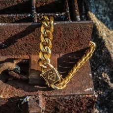 画像4: Miami Cuban Link Gold Bracelet 12mm ブレスレット ゴールド (4)