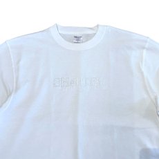 画像3: EMB Logo S/S Tee WHT 同色 刺繍 ロゴ 半袖 Tシャツ (3)