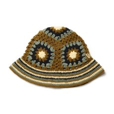 画像1: Croche Bucket Knit Hat クロシェ ニット バケット ハット キャップ 帽子 (1)