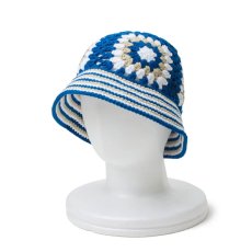 画像2: Croche Bucket Knit Hat クロシェ ニット バケット ハット キャップ 帽子 (2)