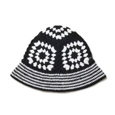 画像1: Croche Bucket Knit Hat クロシェ ニット バケット ハット キャップ 帽子 (1)