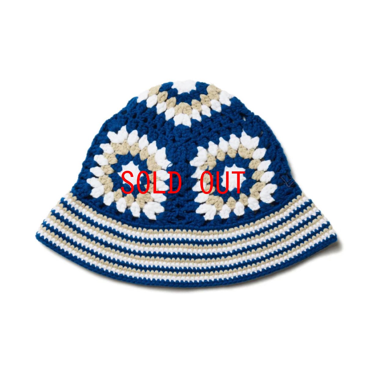 画像1: Croche Bucket Knit Hat クロシェ ニット バケット ハット キャップ 帽子 (1)