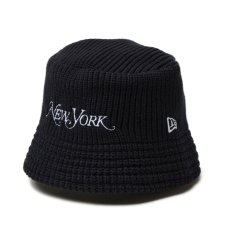 画像1: New York Magazine Knit Bucket Hat ニット バケット ハット マガジン キャップ 帽子 (1)