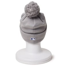 画像4: Los Angeles Dodgers MLB Team Logo PomPom Knit Cap ポンポン ニット リブ ロサンゼルス ドジャース キャップ 帽子 (4)