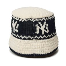 画像4: Goro Nakatsugawa Min-nano Knit Bucket Hat Yankees ヤンキース ニットバケット ハット キャップ 帽子 (4)