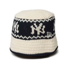 画像2: Goro Nakatsugawa Min-nano Knit Bucket Hat Yankees ヤンキース ニットバケット ハット キャップ 帽子 (2)