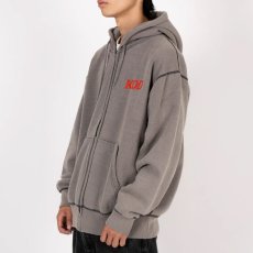 画像14: KING OF DIGGIN’ Faded Zip Sweat Hoodie” Washed ジップ スウェットフーディ ヘヴィ 12.4oz DJ MURO (14)