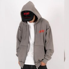 画像4: KING OF DIGGIN’ Faded Zip Sweat Hoodie” Washed ジップ スウェットフーディ ヘヴィ 12.4oz DJ MURO (4)