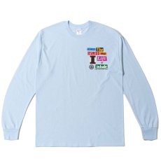 画像2: Get High L/S Tee Light Blue 長袖 Tシャツ (2)