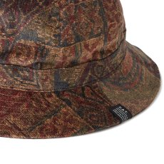 画像3: BELLRAL Military Corduroy Paisley Hat ミリタリー 6パネル コーデュロイ ペイズリー ハット 帽子 (3)