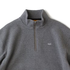 画像7: QUILHALF Quilting Half Zip Sweat Shirt GRY キルティング ハーフ ジップ スウェット シャツ (7)