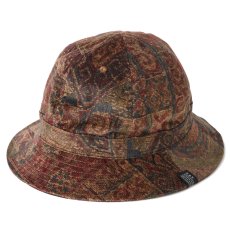 画像1: BELLRAL Military Corduroy Paisley Hat ミリタリー 6パネル コーデュロイ ペイズリー ハット 帽子 (1)