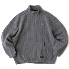 画像2: QUILHALF Quilting Half Zip Sweat Shirt GRY キルティング ハーフ ジップ スウェット シャツ (2)