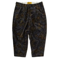 画像2: TERARDEN Wide Pants ワイド ボタニカル リブレスコール ワイド パンツ セットアップ (2)