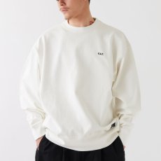 画像1: AUTHENTIC Solid Cut&Saw Sweat 長袖 ヘビーオンス クルーネック スウェット Tシャツ (1)