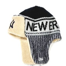 画像6: MLB New York Yankees Knit Trapper ニューヨーク・ヤンキース ニット トラッパー キャップ 帽子 (6)