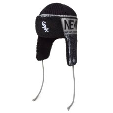 画像2: MLB Chicago White Sox Knit Trapper シカゴ ホワイトソックス ニット トラッパー キャップ 帽子 (2)