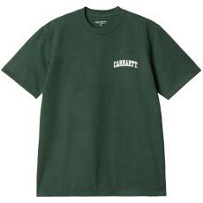 画像2: University Small Script S/S Arch Logo Tee GRN ロゴ 半袖 アーチロゴ カレッジ Tシャツ (2)