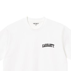 画像5: University Small Script S/S Arch Logo Tee White ロゴ 半袖 アーチロゴ カレッジ Tシャツ (5)