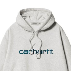 画像7: Hooded Logo Sweat Ash Heather フーデッド カーハート スウェット シャツ (7)