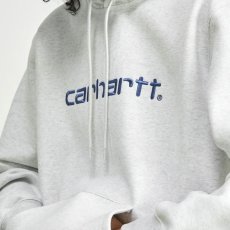 画像5: Hooded Logo Sweat Ash Heather フーデッド カーハート スウェット シャツ (5)