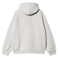 画像3: Hooded Logo Sweat Ash Heather フーデッド カーハート スウェット シャツ (3)