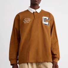 画像1: Brown Ducks L/S Rugby Shirt BRN 長袖 ラグジャー ラグビー シャツ (1)