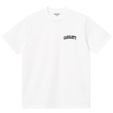 画像2: University Small Script S/S Arch Logo Tee White ロゴ 半袖 アーチロゴ カレッジ Tシャツ (2)