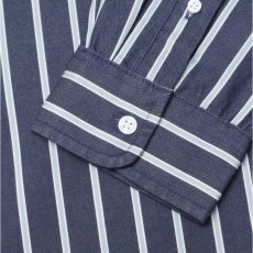 画像5: Signature Betz Stripe L/S Shirts Air Force Blue 長袖 ストライプ シャツ (5)