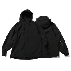 画像1: 2 Layer Polyerter Jacket BLK マウンテン パーカー ナイロン ジャケット (1)