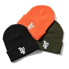 画像1: LF Logo Long Beanie Knit Cap ロゴ ビーニー ニット キャップ 帽子 (1)