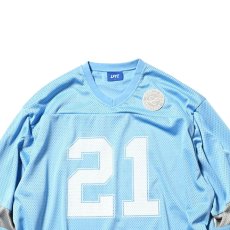 画像6: 21th Anniversary Football Shirt BLU 長袖 Vネック フットボール シャツ (6)