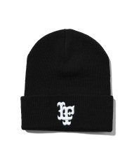 画像2: LF Logo Long Beanie Knit Cap ロゴ ビーニー ニット キャップ 帽子 (2)