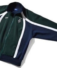 画像5: Striped Jersey Track Jacket GRN ジャージ エンブレム トラック ジャケット (5)