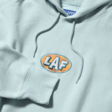 画像3: Oval LAF Logo Sweat Hoodie Parka BLU ロゴ フーディー プルオーバー パーカー (3)