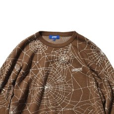 画像7: Spiderweb Knit Sweater BRN スパイダーウェブ ニット セーター (7)