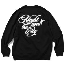 画像3: Night And The City Crewneck Sweat Shirts BLK ロゴ クルーネック スウェット (3)