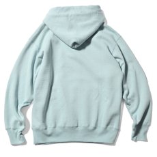 画像2: Oval LAF Logo Sweat Hoodie Parka BLU ロゴ フーディー プルオーバー パーカー (2)