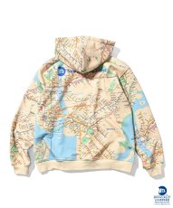 画像2: × MTA Subway Map Logo Sweat Hoodie プルオーバー パーカー メトロ エムティーエー スウェット フーディー (2)