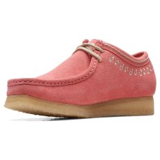 画像3: Wallabee Lo Pink Embroidery ワラビー ロー ピンク エンブロイダリー スエード メンズ (3)