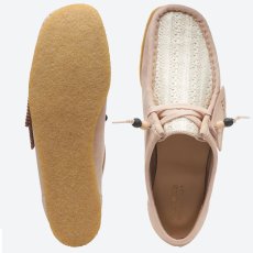 画像3: Wmns Wallabee Lo pink Natural Raffia クラークス オリジナルズ ワラビー ロー ピンク ラフィア レディースシューズ ウィメンズ (3)